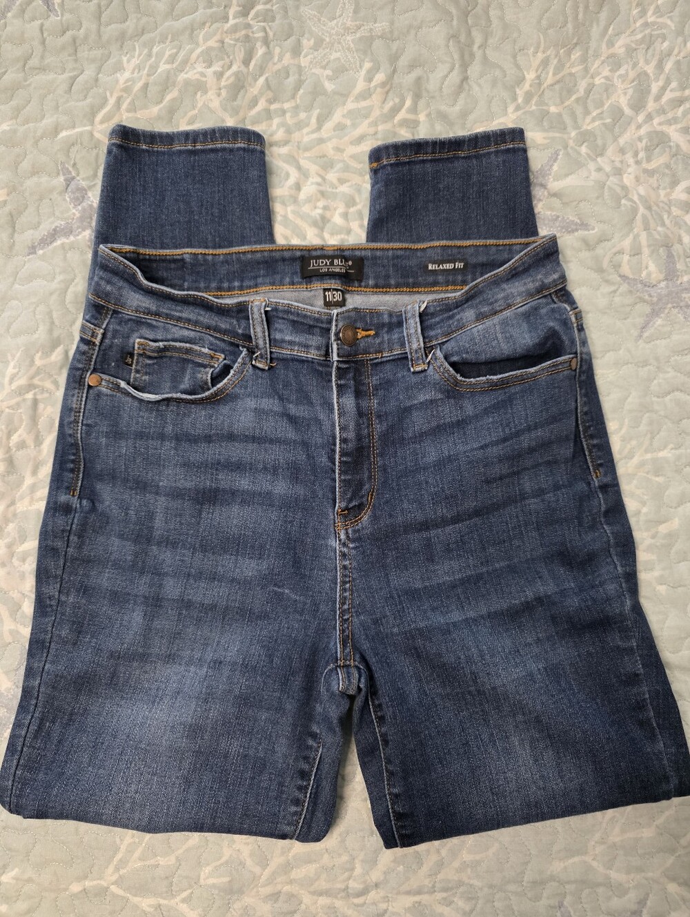 Judy Blue Darkwash Relaxed Fit Jean Style JB82325DK‎ Size 11/30
